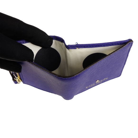 KATE SPADE NEW YORK LEATHER COMPACT WALLET - Picture 6 of 7